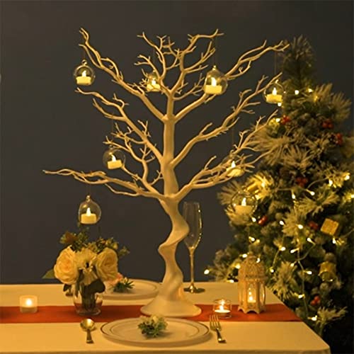 White Artificial Manzanita Tree Centerpiece - 2ft 6in Wedding & Party Decor