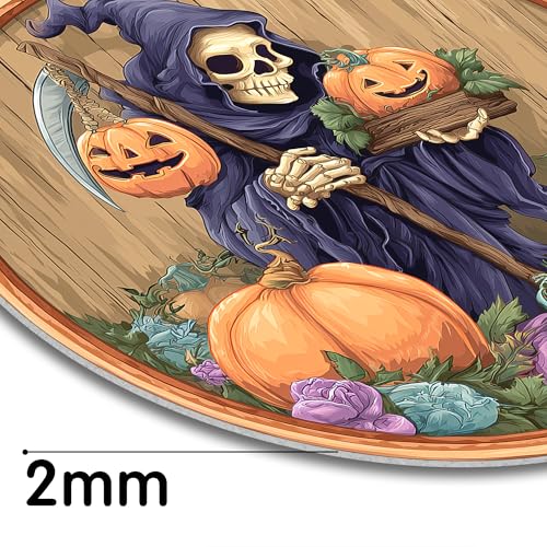 Halloween Wall Decor Poster Set - Pumpkins Witch Horror 12x12 Inch
