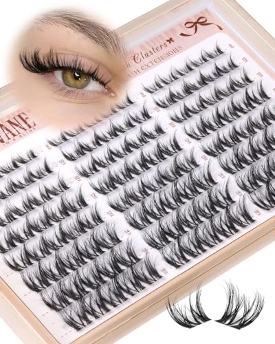 Wispy Fluffy Eyelash Clusters 8-14mm Spider Lash Pack of 160 - Natural Look