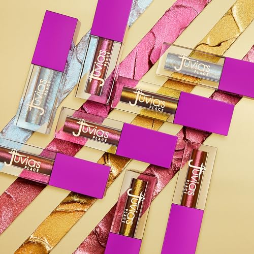 Iridescent Red Orange Duochrome Liquid Eyeshadow - Glitter & Shine, Multi-Color Makeup