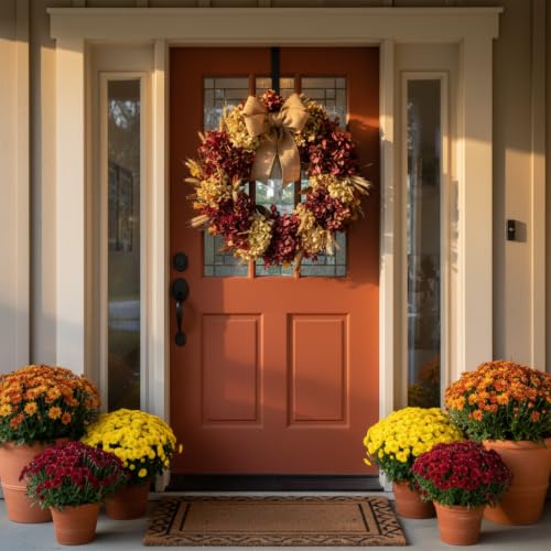 Heavy Duty Black Wreath Hanger Over-the-Door Hook for Seasonal Decorations