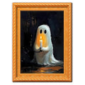 Halloween Ghost Refrigerator Magnet with Candle Art Style19 - Kitchen Decor