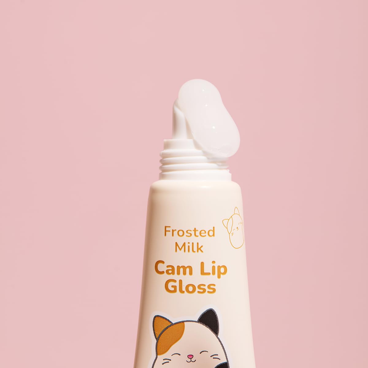 TONYMOLY Cam the Cat 2-Piece Skincare Set - Coconut Milk Hand Cream & Frosted Milk Lip Gloss | Cute Gift for Women & Teens