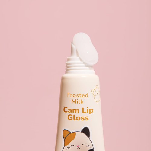 TONYMOLY x Squishmallows Cam the Cat 2-Piece Set – Coconut Milk Hand Cream & Frosted Milk Lip Gloss – Cute Korean Skincare & Beauty Gift for Women & Teens