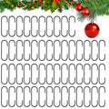 Black Ornament Hooks 100PCS - Christmas & Halloween Tree Decorations