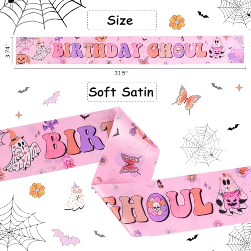 Hippie Halloween Sash for Women - Birthday Ghoul Party Accessory