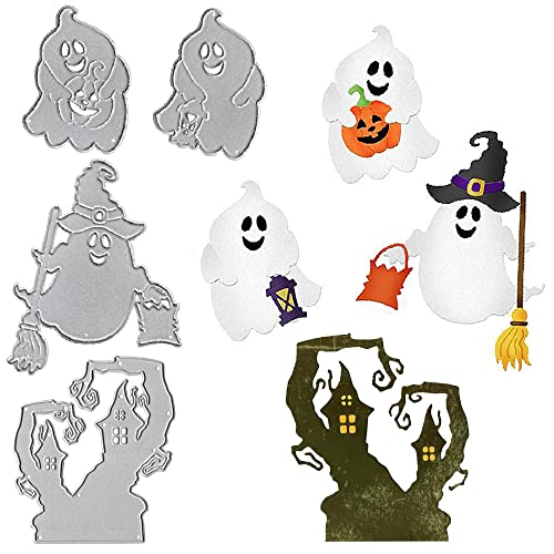 Halloween Die Cuts for Card Making and Scrapbooking - Castle & Ghost Designs