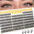 E Spider Lash Clusters Wispy Natural Eyelash Extensions 10-16MM - Fluffy, Curly Breeze Lashes, 160Pcs - Variation E