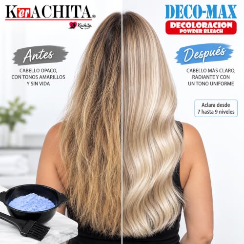 Blue Bleach Powder for Hair Lightening & Highlights - 1.1lb Salon Use
