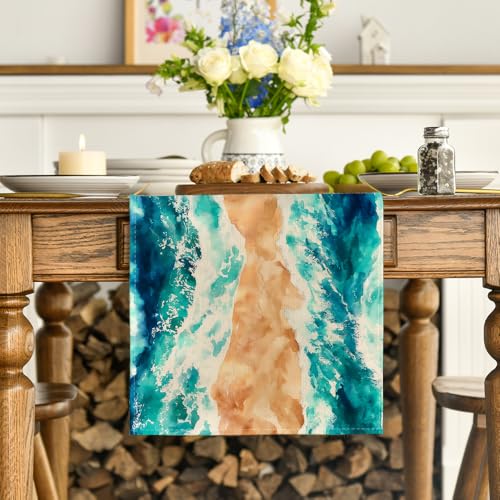 Crossing The Red Sea Passover Table Runner 13x72 Inch Holiday Kitchen Decor