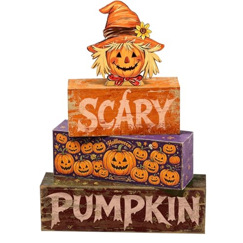 Halloween Scarecrow Decor Indoor for Kitchen & Home - Rustic Farmhouse Style - Variation: Scarecrow