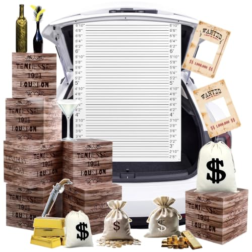 Halloween Speakeasy Trunk or Treat Decorations Set - 19 Pcs Haunted Party Props