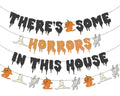 Halloween Horror House Banner Funny Ghost Pumpkin Decor for Party