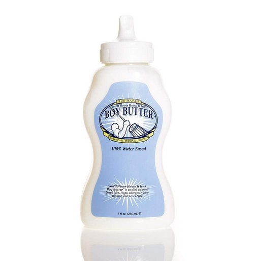 Boy Butter H2O - Moisturizing Personal Lubricant | 9 Fl Oz Squeeze Bottle