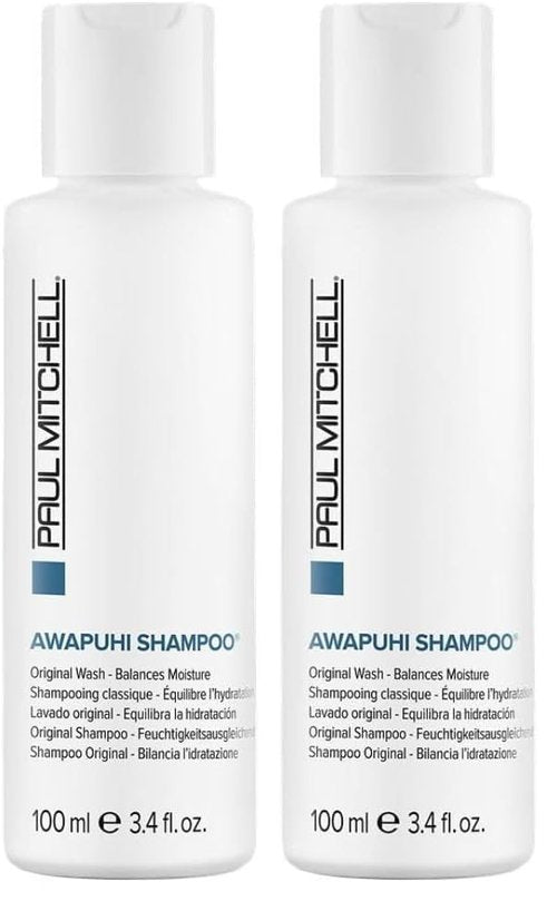 Paul Mitchell Awapuhi Shampoo - Moisture Balancing & Shine Enhancing for All Hair Types | 3.4 fl. oz. (2 Pack)