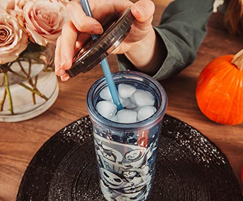 The Nightmare Before Christmas Carnival Cup with Reusable Straw, Leakproof Lid, 20oz