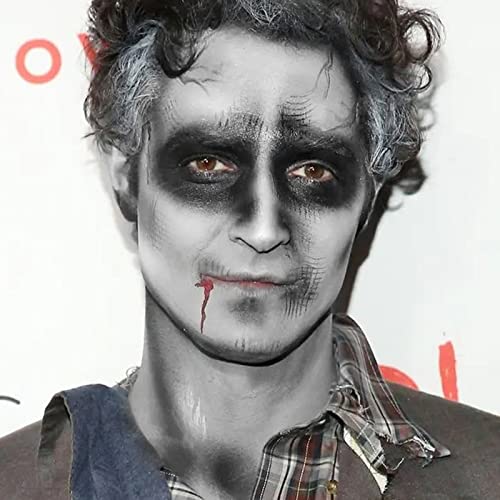Gray Face Body Paint Stick - Waterproof, Sweatproof, Full Coverage for Halloween & Cosplay - 1.06 Oz