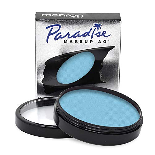 Mehron Paradise AQ Water-Activated Face & Body Paint - Light Blue 1.4oz - Professional Grade