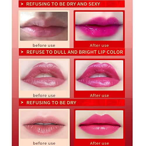 Color Changing Lipstick - Black to Brick Red Moisturizing Lip Balm for Women - Variation: Black