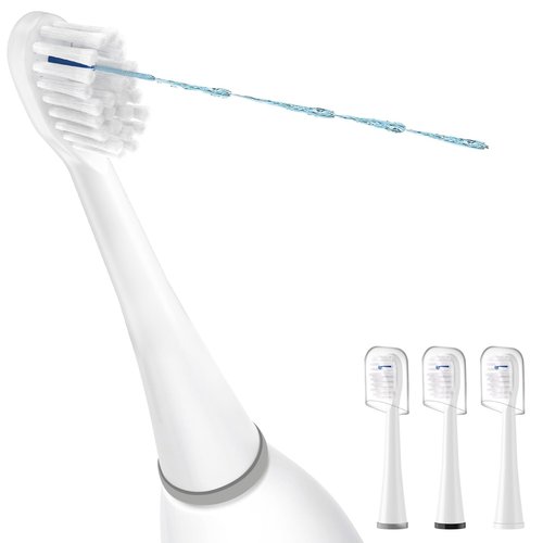 Toothbrush Replacement Heads for Sonic Fusion and Sonic Fusion 2.0, Sonic Fusion Professional and Sonic Fusion 2.0 Professional, SF-01, SF-02, SF-03 and SF-04 (White, 3Packs)