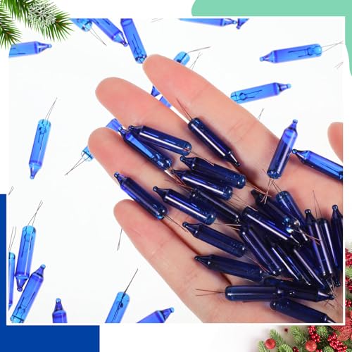 60 Count Blue Incandescent Christmas Mini Replacement Bulbs for String Lights