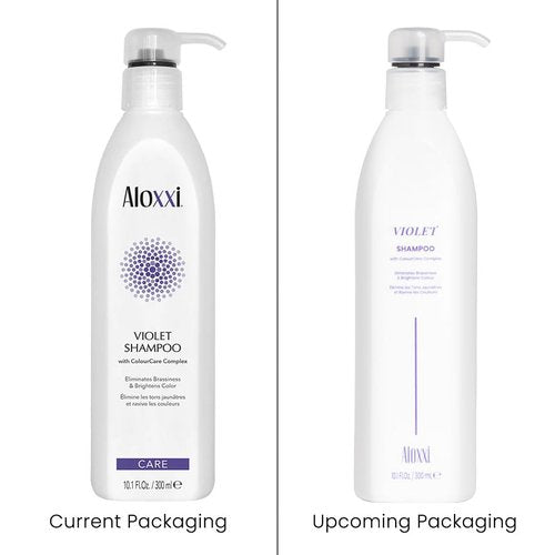 ALOXXI Violet Shampoo - Neutralize Brassiness & Enhance Luminousity for Blonde/Silver Hair | 10.1 Fl Oz