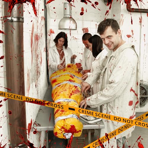 Liliful 5ft Hanging Victim Halloween Decoration - Yellow Outdoor Ghost
