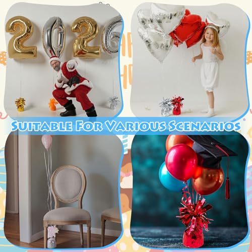 Black Metallic Balloon Weights Anchor Balloon Holder for Helium Party Decorations - Variation: Black