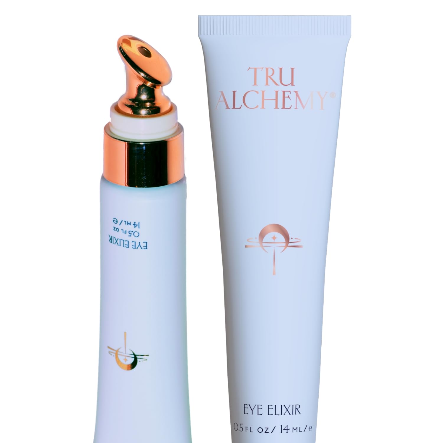 Tru Alchemy Eye Elixir - Cooling Eye Treatment Cream for Dark Circles & Puffiness | 2-Pack with Caffeine & Hyaluronic Acid