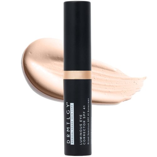 DRMTLGY Luminous Eye Corrector SPF 41 - Hydrating Tinted Cream for Dark Circles - Fair, 0.25 fl oz / 7 mL