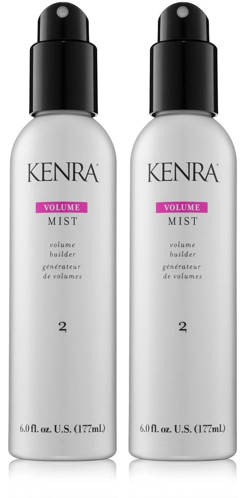 Kenra Professional Volume Mist 2 - Lightweight Volume Builder | Flexible Hold & Thermal Protection | 6 fl. oz. (2-Pack)