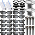 60 Pcs Spy Detective Party Favors Set with Glasses Magnifying Glass and Invisible Ink Pen