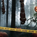 Halloween Inflatable Hanging Corpse Body Bag Set - Black Outdoor Indoor Decoration
