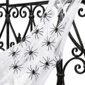 Halloween Spider Web Decor with 100 Fake Spiders - Stretchable & Reusable