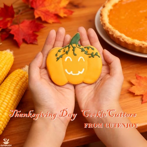 Pumpkin Cookie Cutters Set, 3.54", 3.2", 2.87"- 3Pcs