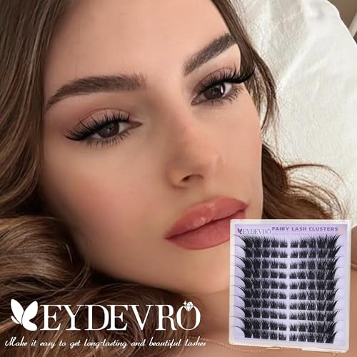 Wispy Fox Eye Lash Clusters with Spikes - Reusable False Eyelashes, K Variation