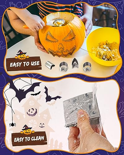 Halloween Pumpkin Carving Kit with Stencils & Tools - Variation 11