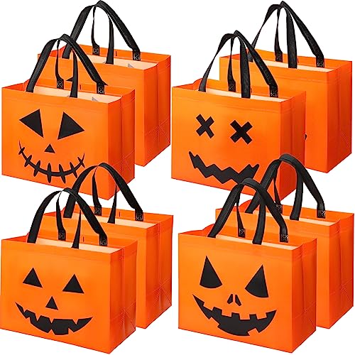 Halloween Treat Bags Pumpkin Gift Bags 48 Pcs Non Woven Tote - Variation of THIS listing
