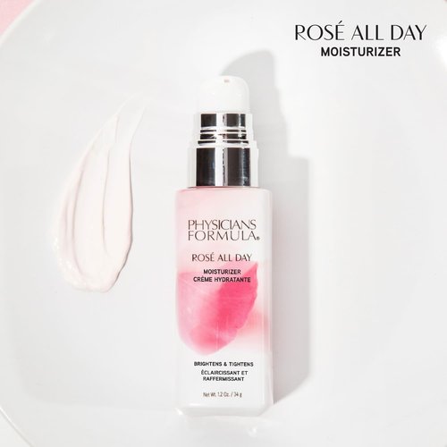 Physicians Formula Rosé All Day Face Moisturizer - Oil-Free, Clean Beauty, Dermatologist Tested, 1.7 oz