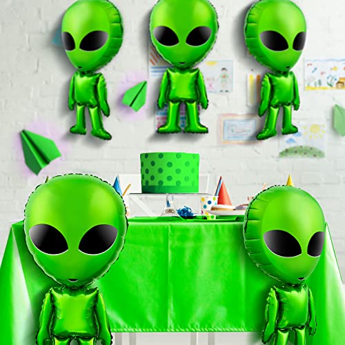 Large Alien Balloons for Space Halloween Party Decorations - Set of 6