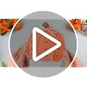 Pink Wooden Pumpkin Decor with LED Lights - Fall Halloween Thanksgiving Centerpiece
