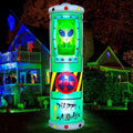 8FT Halloween Inflatable Alien Decoration with LED Lights - Outdoor Yard Decor