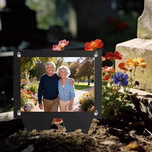 4x6 Waterproof Outdoor Memorial Picture Frame for Graves