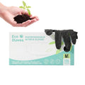 Biodegradable BLACK Nitrile Disposable Gloves, 4 Mil, Powder Free, Latex Free, Food Safe, Cleaning (100, Medium)