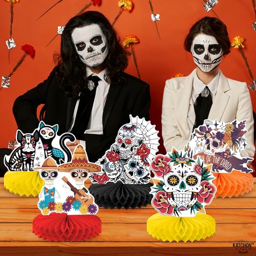 Day of The Dead Centerpieces Pack of 12 Halloween Table Decor