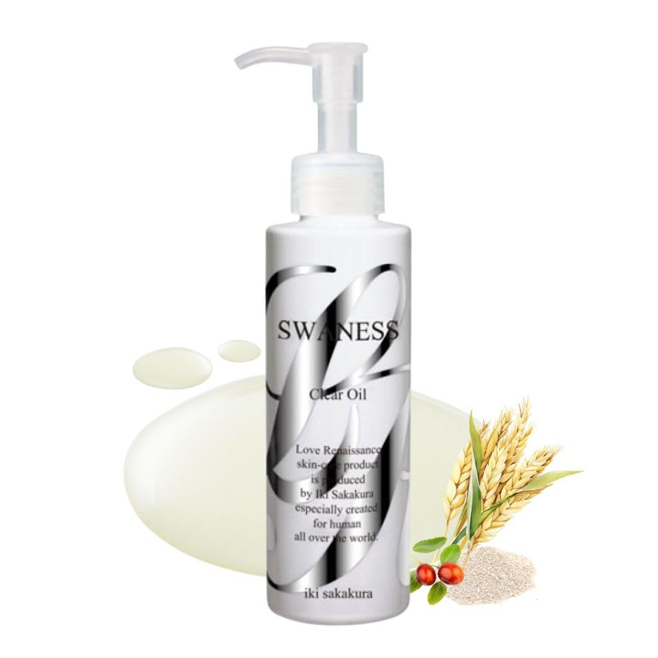 SWANESS Clear Oil Cleanser - Japanese Premium Skincare for Anti-Aging & Deep Pore Cleansing