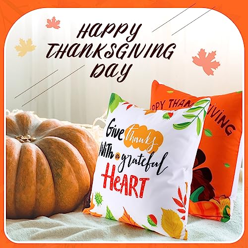 Set of 12 Halloween, Thanksgiving & Christmas Pillow Covers 18x18 Inches