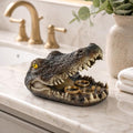 Alligator Head Desk Organizer with Ashtray - Creative Resin Home & Office Decor - Design 2