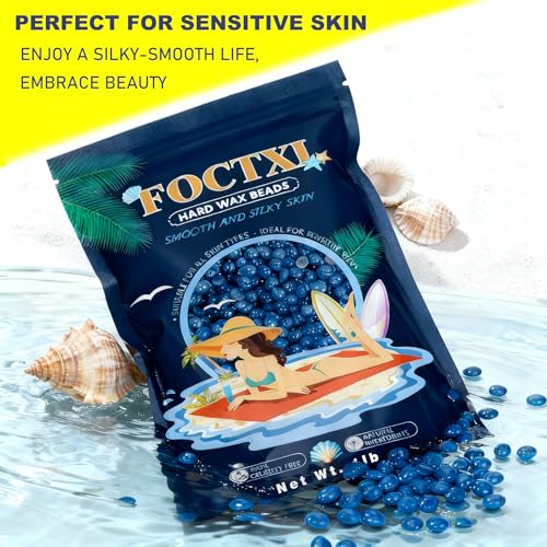 Hard Wax Beads for Hair Removal - Coarse & Sensitive Skin Formula 1lb
