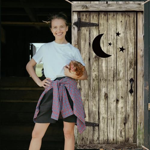 Western Theme Polyester Door Cover - Rustic Porch Banner for Indoor Outdoor Decor
